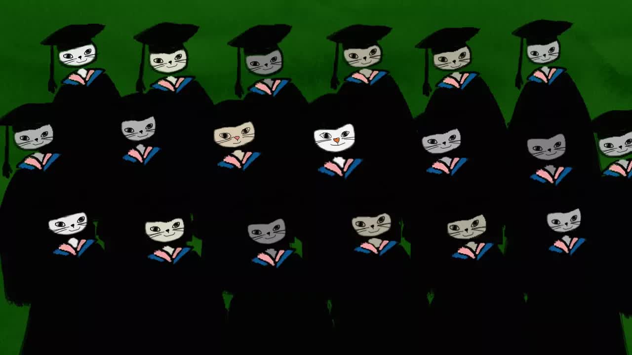 动画#3：【暗黑主义】毕业了，你要去哪里？  看电影了没