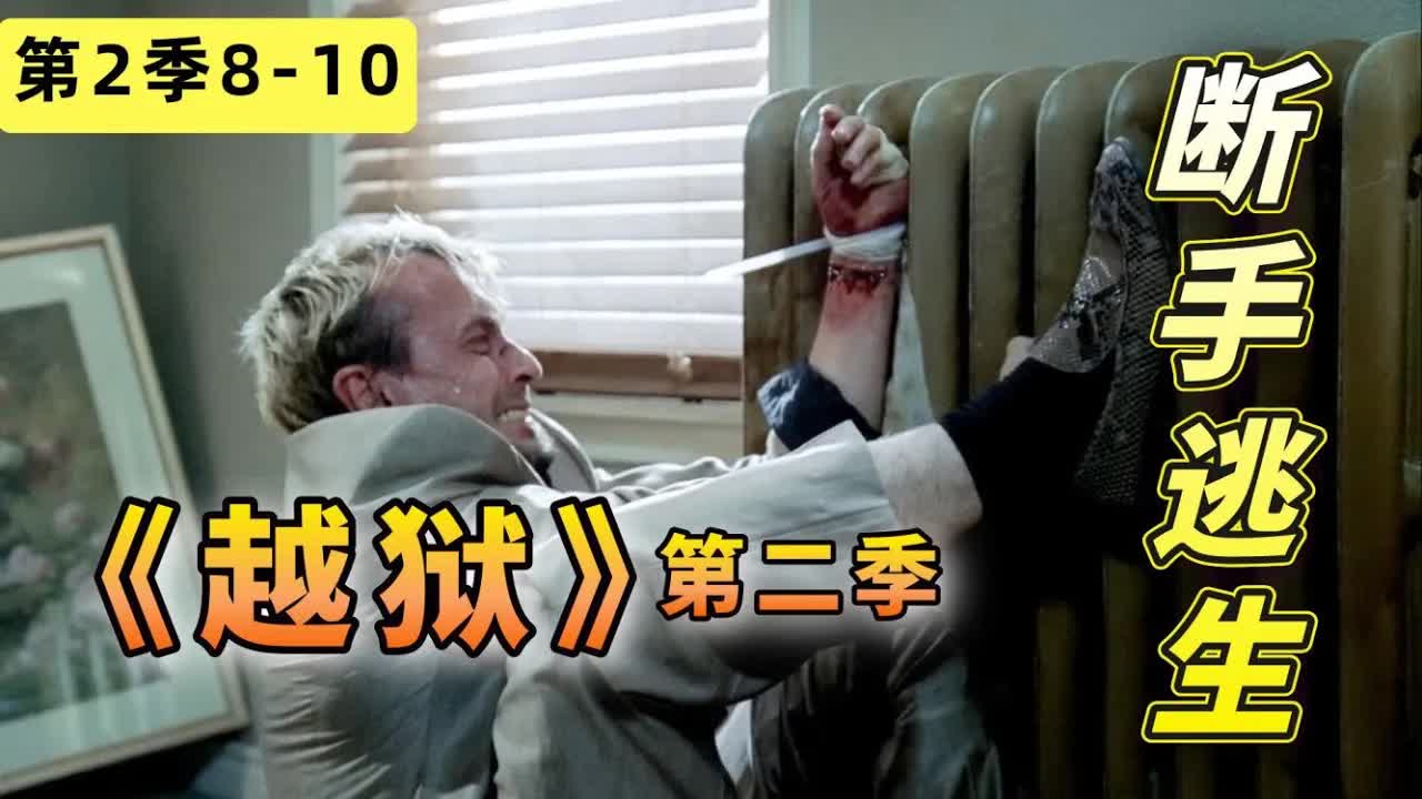 T-bag斷手逃生，劇情跌宕起伏比坐過山車還刺激！經典美劇《越獄》第二季8-10