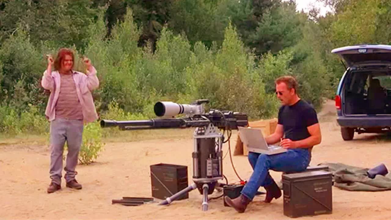 杀手用长焦镜头当8倍镜，拿人来做实验，这威力比加特林还猛！