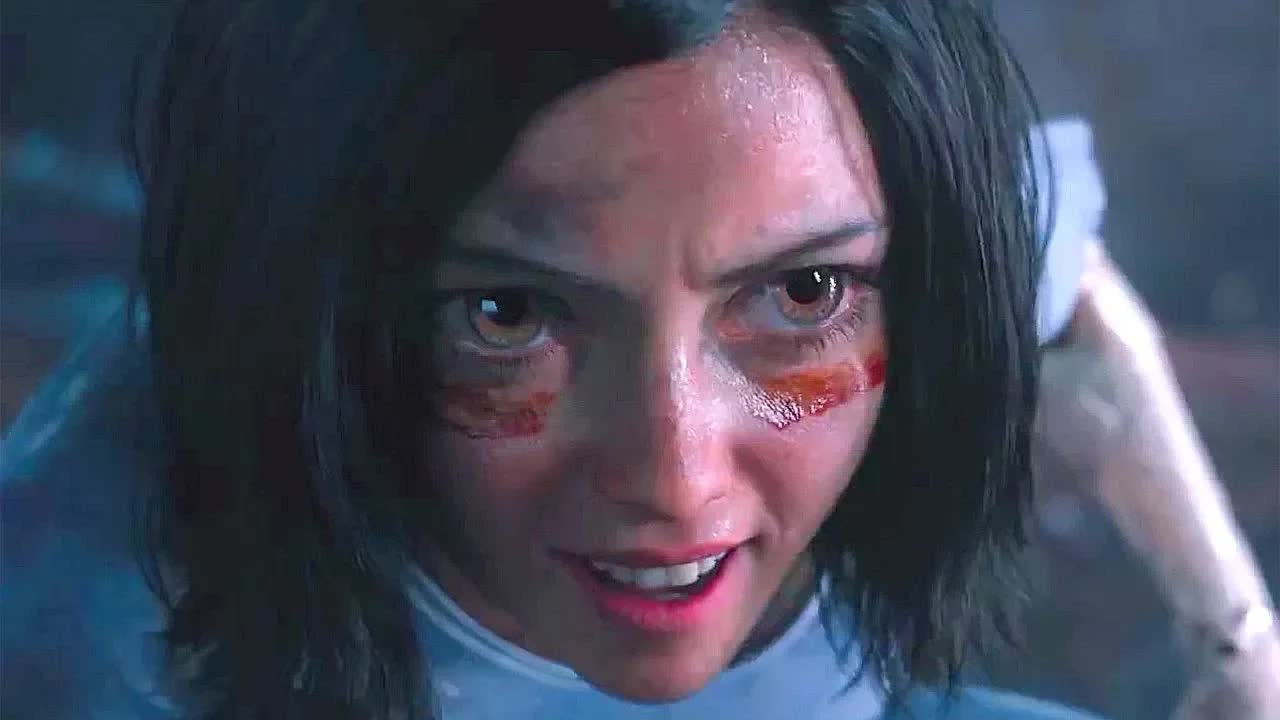 【一米电影】战斗天使上演史诗级动作场面，科幻特效亮瞎你的眼球 ！