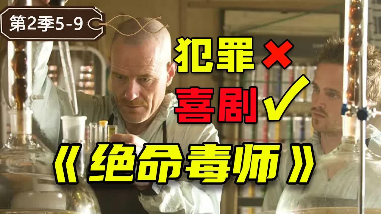 從化學老師變身頂級毒師！這是我看過最搞笑的犯罪片《絕命毒師》第二季5-9