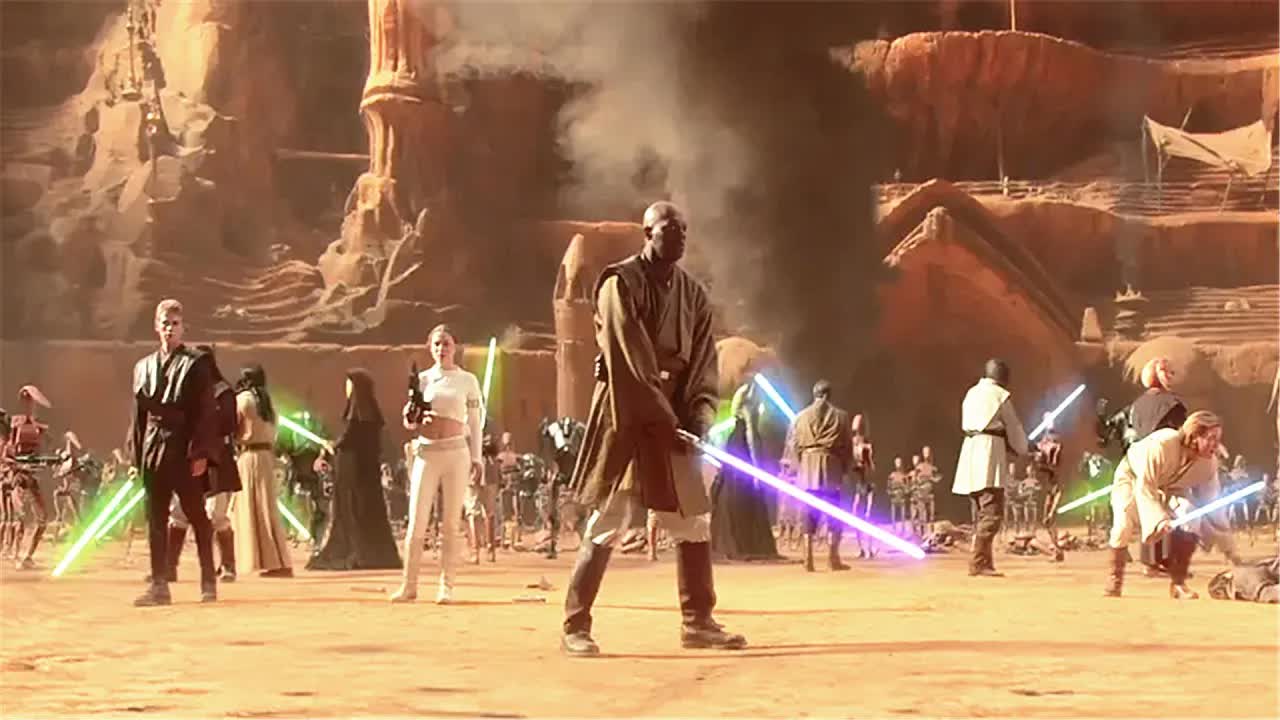 20万克隆人大战100万机器人，绝地武士倾巢而出，光剑硬钢大炮！